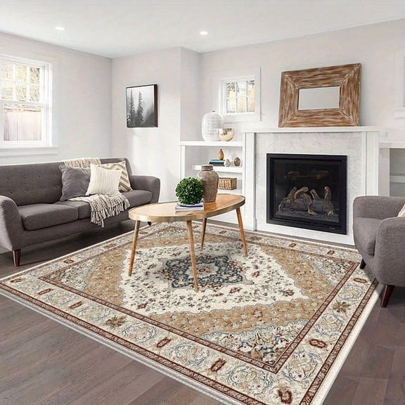 5.3'x7.5' buffalo plaid rug geometric rug carpet pad non slip area rug western bedroom rug under king size bed