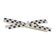 thumbnail image 1 of Accesorio para el cabello con nudo de lazo cruzado, elegante, en blanco y negro, estilo kawaii, para una decoración elegante, pinza para el cabello con rejilla de diamantes de imitación, 1 of 8