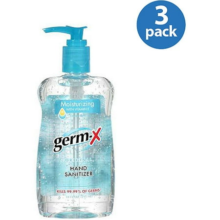 (3 Pack) Germ-X Moisturizing Original Hand Sanitizer, 10 fl oz