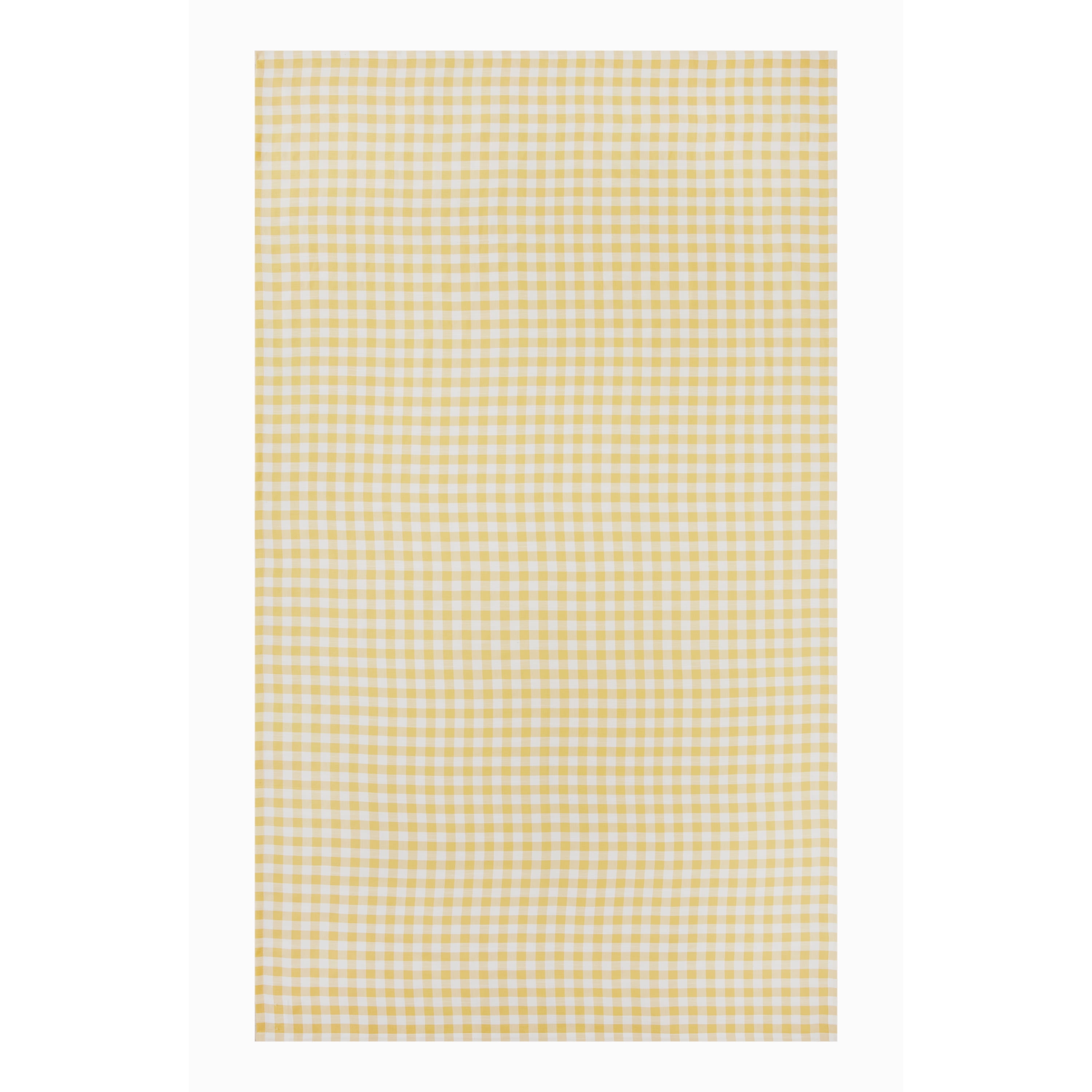 Gingham Yellow TC 60x102