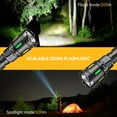 thumbnail image 6 of DAYBETTER High Lumen Flashlight Rechargeable, Super Bright LED Spotlight with Adjustable Modes & Focus, Zoomable, Waterproof, Essential Gear for Hiking Camping Backpacking, 6 of 8