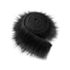 thumbnail image 2 of Tela de piel sintética para confección de disfraces, tela artificial suave para decoración de sombreros de enanos. Negro, 2 of 9