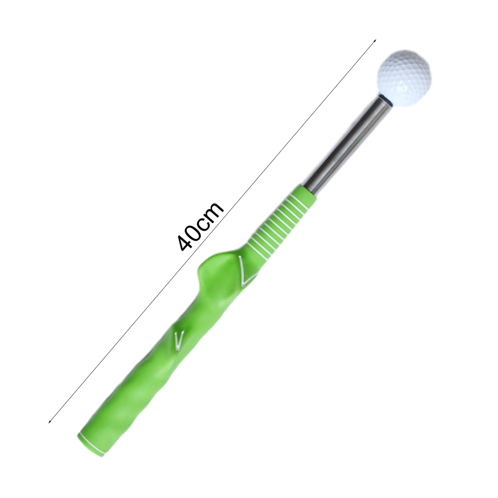 YIFAEUX Golf Grip Swing Training Aid with Click Feedback Retractable Club Golf Tempo Trainer for Warm-Up Indoor Practice Telescopic Short Club for Right Left Handed Golfers