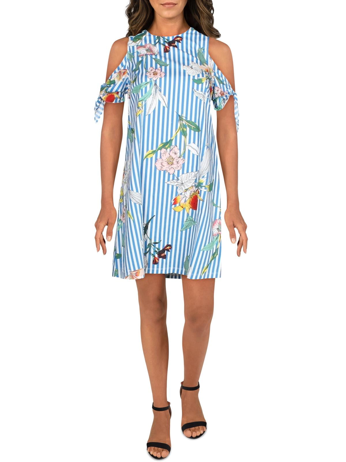 Julia Jordan Womens Ruffled Floral Midi 