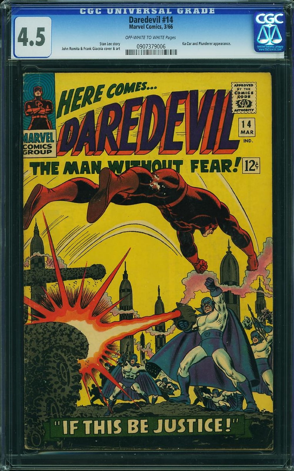 Daredevil #14 - CGC 4.5 Comic Book - Walmart.com