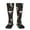 2 Black-2, variant on Jumping Skull Thigh High Socks Extra Long Stretchy Sock Women Over Knee High Opaque Stocking Daily Wear