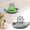 Grey, variant on ZOURIH Soap Holder Dish Shower,Nautical Ship Wheel Wall-Mounted Soap Dish - Self Draining Soap Holder,Wall Mounted Soap Box Tray Container for Bathroom,Bathtub Kitchen Sink,No Drilling,White