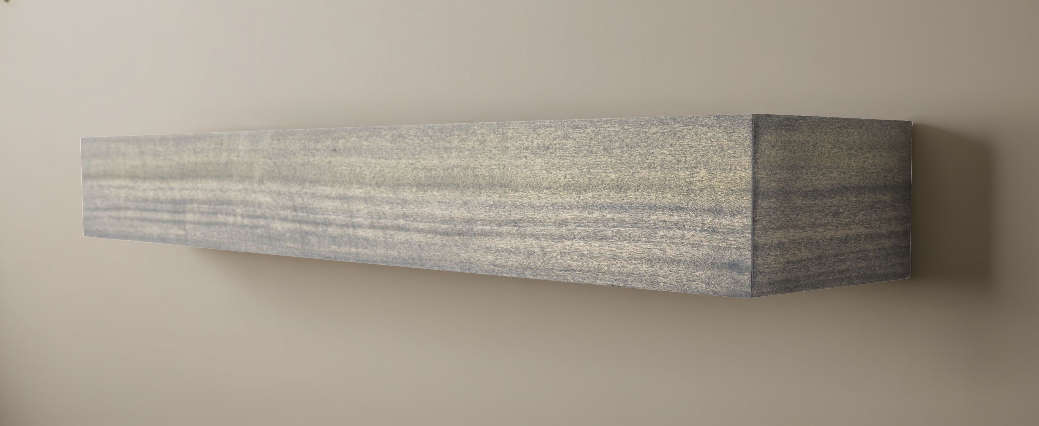 Rayne Poplar Floating Shelf 59x7x6in Carbon Grey