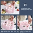 thumbnail image 4 of Ice Cube Mold Kitchen Ice Grid Honeycomb Type Soft Glue Homemade Ice Ice Ring Anti Fall Popsicle Household Ice Lattice Flash Deal, 4 of 4