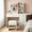White1 L, variant on Wohh White Makeup Vanity Desk with Mirror & 3-Color Dimmable LED Lighting,Built-in Power Outlet & Hidden Storage, Small Compact Dressing Table Set for Bedroom, Includes Stool