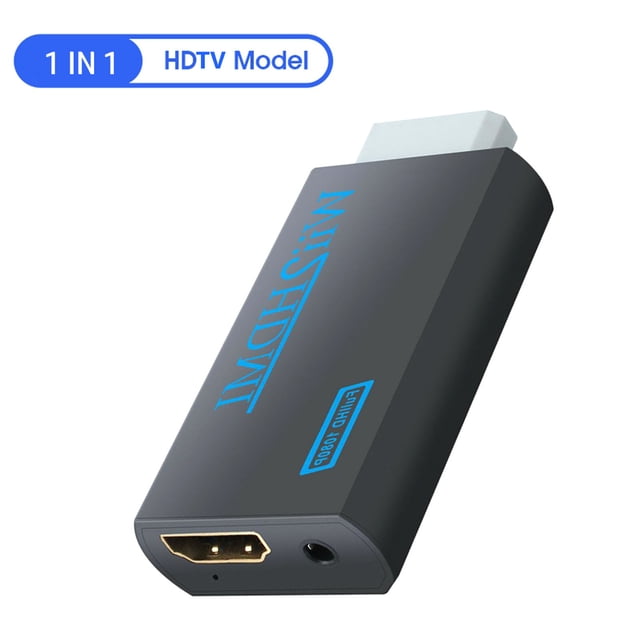 TIMIFIS Portable Wii To HDMI Converter Adapter For 720p 1080p HD Upscale 3.5mm Audio Output Adapter TV Gift