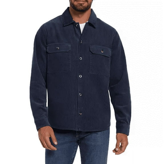 Gap Men's Corduroy Shirt (Eclipse, XL)