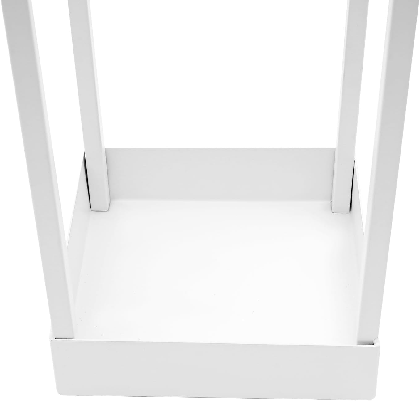 20.87 Inch Tall Umbrella Holder 11.02 Lbs Umbrella Stand Metal Freestanding Umbrella Holder Entryway Umbrella Stand Indoor with Anti-Slip Foot Pads for Lobby Front Hall (White)