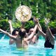 thumbnail image 5 of 2 Pack Inflatable Beach Balls,Summer Swimming Pool Floatable Water Party Games Toys Ball for Kids Adults Boys Girl,Outdoor Lawn Activity Confetti Glit, 5 of 5