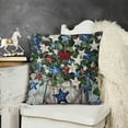 thumbnail image 2 of SHANXI Eucalyptus Floral Stars Decorative Pillow Covers for Sofa Couch 22x22in, 2 of 5