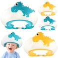 thumbnail image 1 of 4Pcs Baby Shower Caps Kids Shampoo Shower Bath Hats Adjustable Hair Washing Caps, 1 of 7