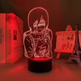 thumbnail image 2 of Lámpara LED 3D shaofei Anime Chainsaw Man Lady Reze Bomb Devil decoración dormitorio, 2 of 5