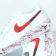thumbnail image 3 of Ni&ke Air Force 1 Custom Red Black Splatter Swoosh White Shoes Mens Womens, 3 of 6