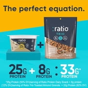 Ratio Yogurt Protein Cultured Dairy Snack, Vanilla, 25g Protein, 5.3 OZ