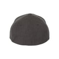 thumbnail image 3 of Yupoong 6355 Baseball Hat Poly Mélange Heather Stretch Cap Unisex Adult, 3 of 3