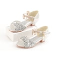 thumbnail image 3 of Minnieouse Zapatos de bailarina con purpurina para niñas, cuñas de ballet con lentejuelas, zapatos de fiesta, sandalias de tacones altos de Type2 NO2, 3 of 6