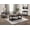 Black, variant on Coaster Payne 2-Piece Coffee and End Table Set, Distressed Brown