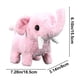 thumbnail image 3 of Peluche de elefante eléctrico para caminar, funciona a pilas, para niños pequeños, realista, con función de sonido y suave compañero de juego interactivo independiente., 3 of 6