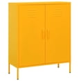 thumbnail image 1 of vidaXL Storage Cabinet Mustard Yellow 80x35x101.5 cm Steel, 1 of 5