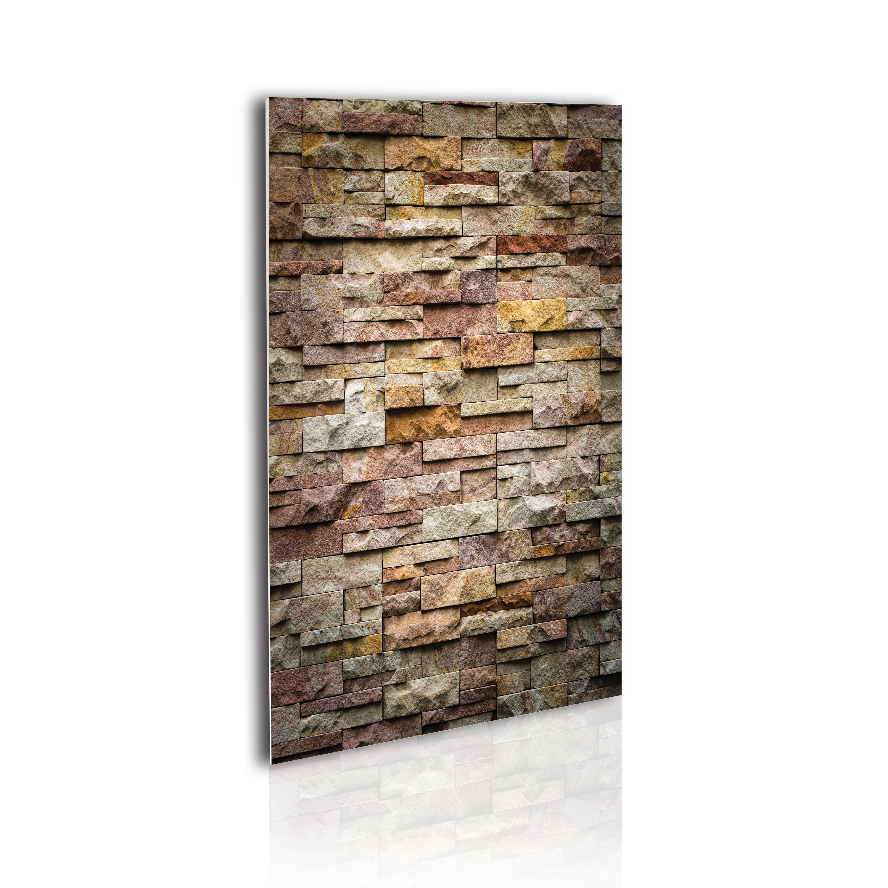 Ghost Aged Brick Premium Acrylic Sign Open During Construction CGSignLab 5-Pack 24x6 