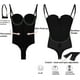 thumbnail image 4 of Backless Body Shaper For Women Push Up Bra Low Back Thong Bodysuit, 4 of 5