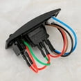thumbnail image 4 of Rocker Panel Switch, 2.1x1.9x4.5in Long Durability Rocker Pump Switch Curved Plastic Black  For Marine Boat, 4 of 8