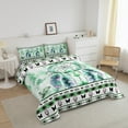 thumbnail image 3 of Hippie Dreamcatcher Full Comforter Set Green Ombre Bedding Set Full,Chic Butterfly Bedding Comforter Sets Watercolor Gradient Duvet Set,Exotic Style Tribal Aztec Quilted Comforter, 3 of 7