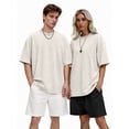 thumbnail image 4 of Sundazz Oversized T Shirts for Women Cotton Vintage Acid Wash Tees Baggy Shirts Trendy Casual Tops, 4 of 8