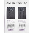 thumbnail image 2 of LUVME Extensions de Cheveux Invisibles à Clip en Vrais Cheveux Humains, Extensions de Cheveux Humains Remy à Clip ins pour Femmes, Cheveux Humains Naturels, 16 Pouces 110g 7 Pcs, Noir Naturel, 2 of 8