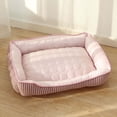 thumbnail image 3 of Cooling Dog Bed Summer Ice Feeling Cat Pet Pad Multi Use for Travel Automotive Seat Breathable Mat Washable Lightweight Convenient Versatile Pink S, 3 of 10