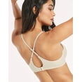 thumbnail image 3 of Maidenform Comfy Soft Demi Underwire Bra Latte Lift Black 32C Women's, 3 of 4