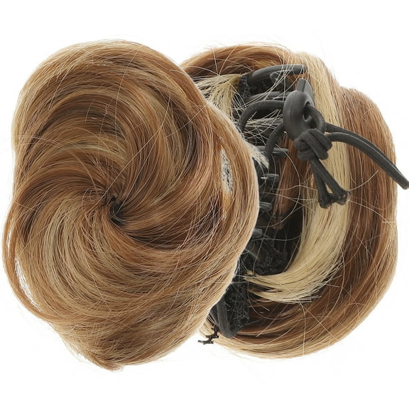 unbranded  2 Pcs Hair Accessories for Women Donut Bun Maker Dryer Pin Bride