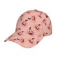 thumbnail image 1 of Fotbe Smiling Pink Pumpkins Gorro Clásico de Béisbol, Gorra Ajustable con Broche Snapback, Gorro de Exterior de Algodón Suave, 1 of 6