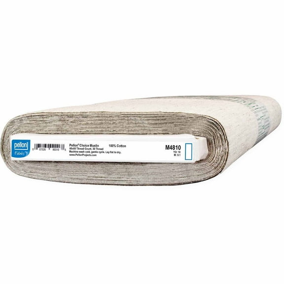 Pellon Sewing Muslin Fabric, off-White 45" Wide x 10 Yards by the Bolt