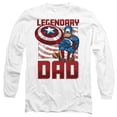 thumbnail image 1 of Captain America  Adult Legendary Dad America T-Shirt, 1 of 4