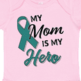 thumbnail image 4 of Inktastic My Mom is My Hero Ovarian Cancer Awareness Boys or Girls Baby Bodysuit, 4 of 5