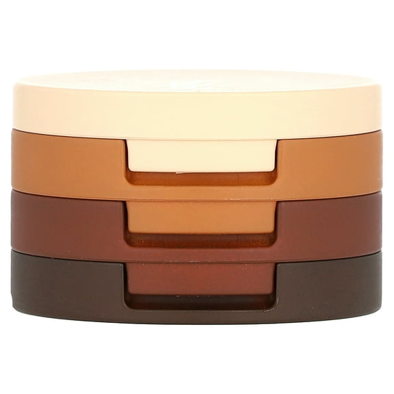 Kaja Beauty Bento, Bouncy Shimmer Eyeshadow Trio, 03 Toasted Caramel, 0.10 oz (3 g)