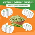 thumbnail image 6 of Emergency Essentials Freeze-Dried Green Beans #10 Can – 21 Servings – Emergency Food with 30-Year Shelf Life – Great for Food Storage and Everyday Use – No Additives or Preservatives – Made in USA, 6 of 7