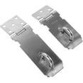 thumbnail image 3 of 2pcs Hasp Latch Lock Door Hasp Lock Door Clasp Hasp Lock Stainless Steel Latches, 3 of 8