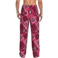 thumbnail image 3 of Xecao Geometry Men's Straight Lounge Pajama Pants: The Ultimate in Comfortable Sleepwear, 3 of 9