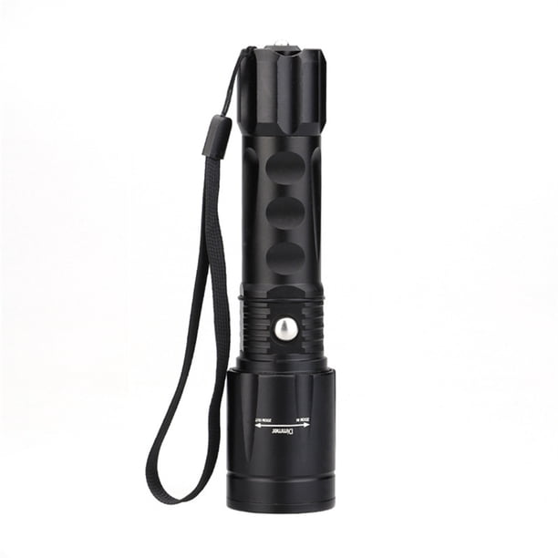 Toystoory Linterna LED Mini antorcha giratoria ajustable alimentada por 2000 lm 5 modos Martillo de seguridad Suministros de luz Ropa Deportiva, Zapatos