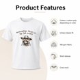 thumbnail image 5 of Brown Raccoon in Cowboy Hat Actually This Is My 1st Rodeo Graphic T-Shirt, Unisex Classic Fit, 180 GSM, 5 of 6