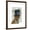 Brown Frame, variant on Art.com Fox Mad Hatter Art Print by Fab Funky, White Frame Wall Art, 17" x 21"