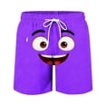 thumbnail image 4 of Swim Trunks for Boys Toddler Solid Color Print Breathable Shorts with Pocket 1Pc, 4 of 7