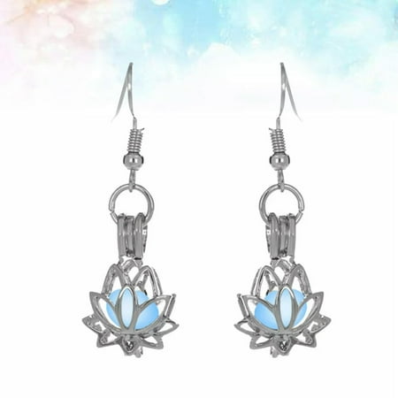 HOOUN Hollow Earring Earrings Women Earrings Lotus Earrings Miss